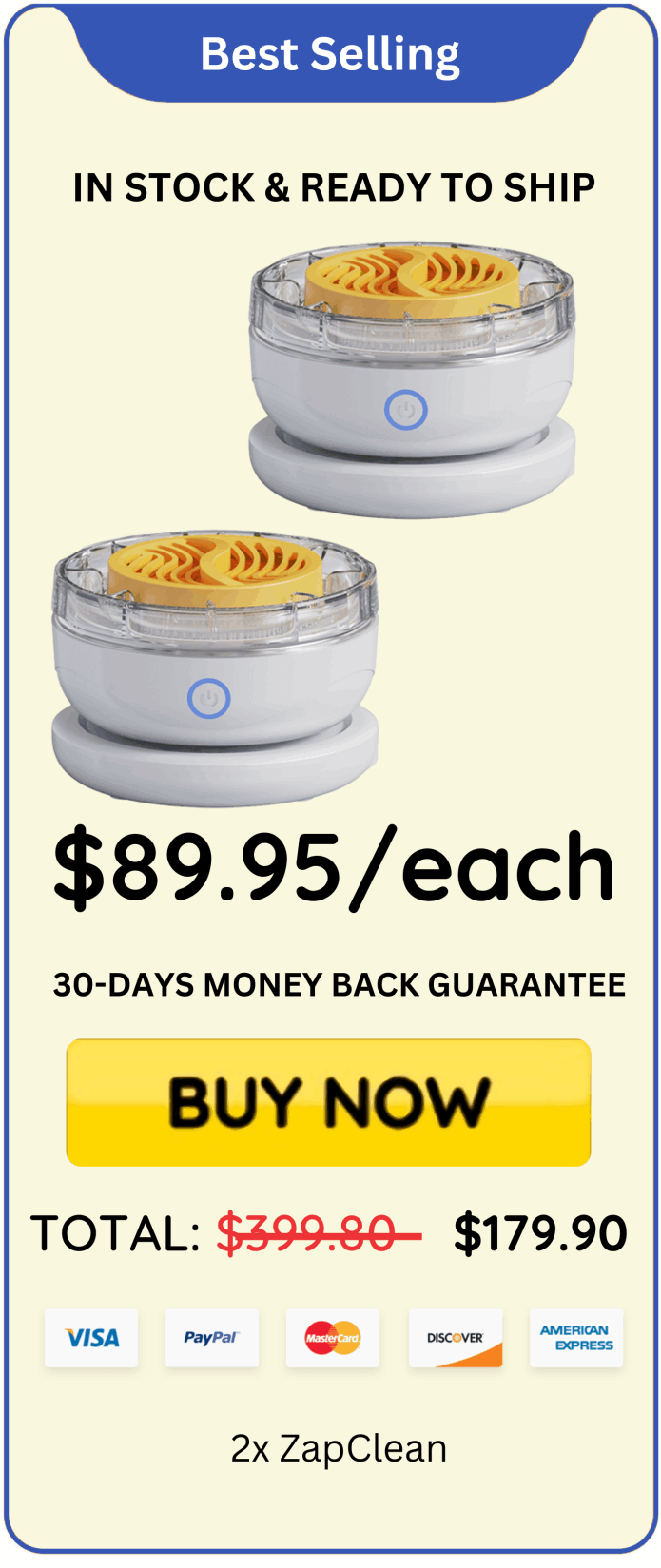 ZapClean offer price 